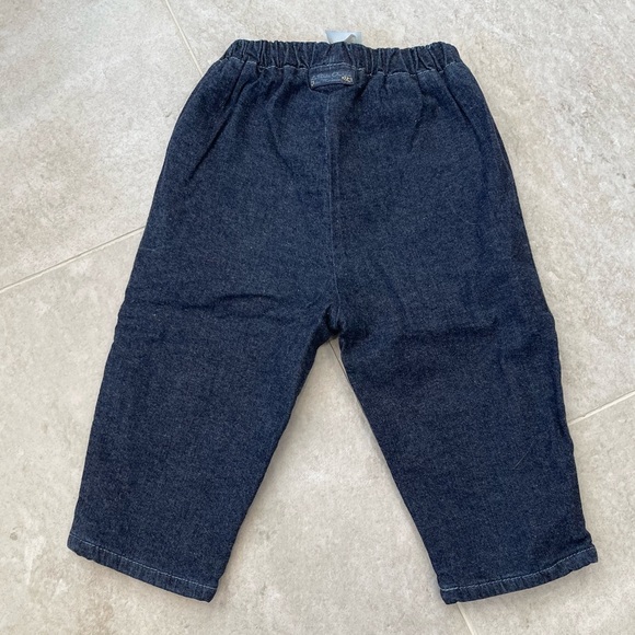 Warm Cozy La Petite Ourse Denim Hooded Jacket & Pants 9 Mos EUC Outfit - Picture 9 of 15